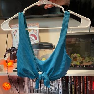 Blue Bikini Top
